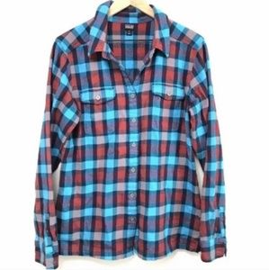 Organic Cotton Patagonia Plaid Flannel